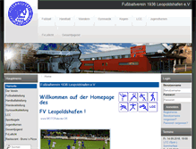 Tablet Screenshot of fv-leopoldshafen.de